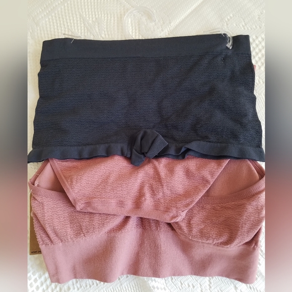 NWT Rae Dunn 3 piece Seamless Set pink navy Size Medium - Picture 11 of 11